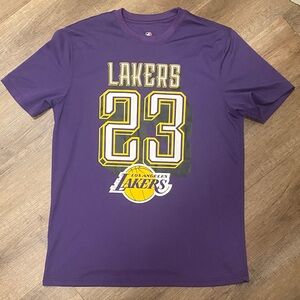NBA Purple Lakers Lebron James T-Shirt